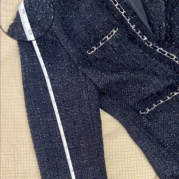 Classy sequin tweed crop jacket - Picture 7 of 15